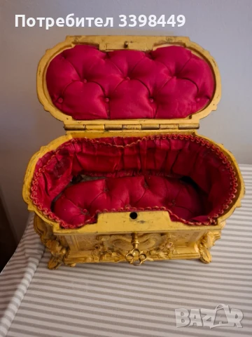 Винтидж кутия за бижута , снимка 10 - Други - 50541017