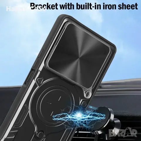 Xiaomi 15T Pro / 15T / 15 / 14T Pro / 14T / GIANT RING Удароустойчив кейс калъф гръб с пръстен, снимка 3 - Калъфи, кейсове - 47470503