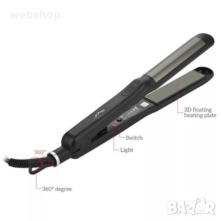 ПРЕСА ЗА КОСА С КЕРАМИЧНО ПОКРИТИЕ BR 3688, снимка 2 - Преси за коса - 35913679