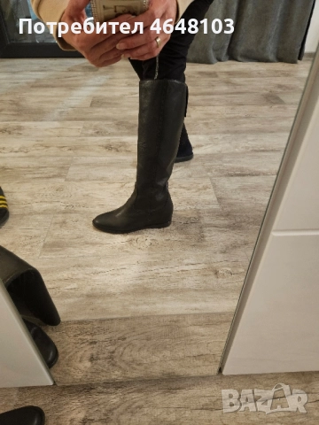 Дамски ботуши 38 естествена кожа 