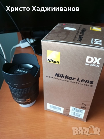 Обектив Никон Nikon Nikkor AF-S 18-70 ED, снимка 9 - Обективи и филтри - 52752130
