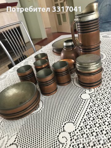 Сервиз за греяно вино и аксесоари към него, ръчна изработка, снимка 9 - Сервизи - 42142982