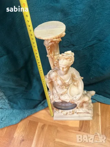 Продавам руски/съветски каминен часовник и статуетка/мрамор, снимка 4 - Антикварни и старинни предмети - 49702841