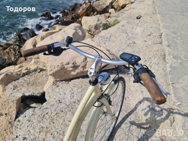 ПРОМОЦИЯ!Оригинален швейцарски електрически велосипед с ретро дизайн и  канадско задвижване от Bionx, снимка 10 - Велосипеди - 42311287