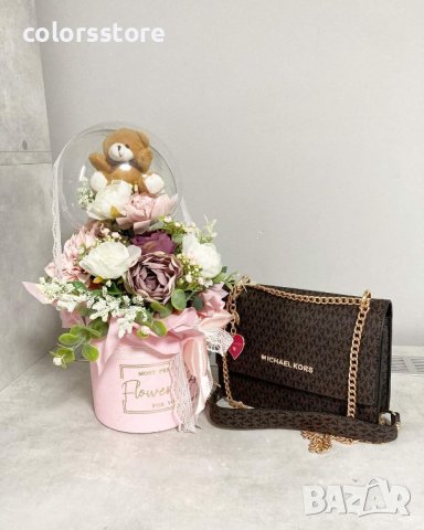 Луксозна чанта в кафяво/реплика  Michael Kors , снимка 4 - Чанти - 32601910