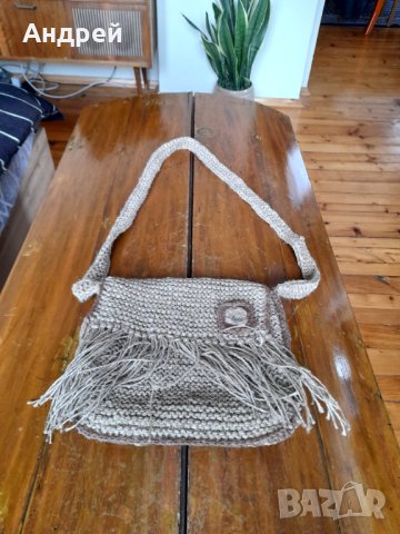 Стара Дамска конопена,канапена чанта