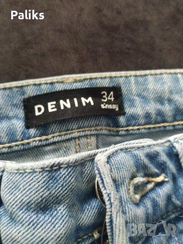 Дамски дънки Denim 34 размер, снимка 2 - Дънки - 40957362