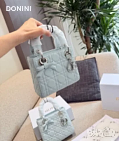 Christian Dior Дамска чанта, кожа, снимка 5 - Чанти - 56347373