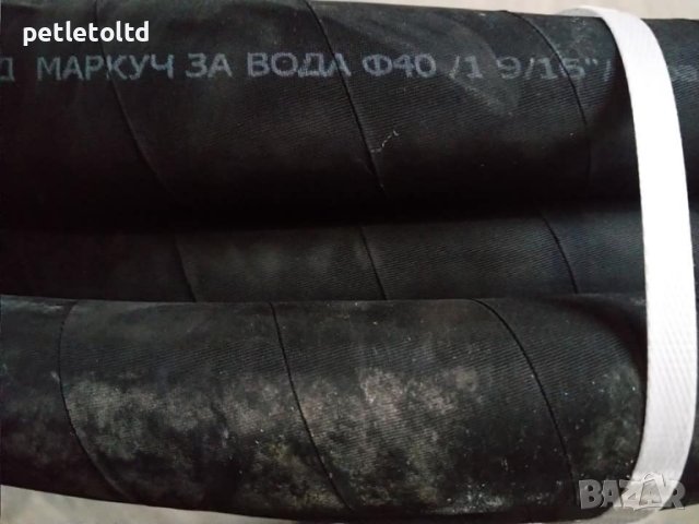 Маркуч гумено-текстилен за вода с вътрешен отвор Ф 40 мм  - 20 метра, снимка 2 - Напояване - 36729982