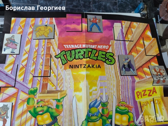 Албум на Панини Костенурките нинджа Panini 1990 г, снимка 8 - Колекции - 52810966