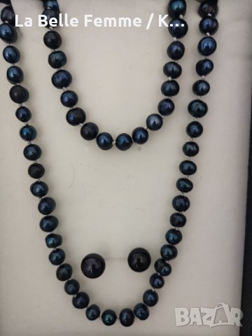 Комплект : колие, гривна и обеци с перли 