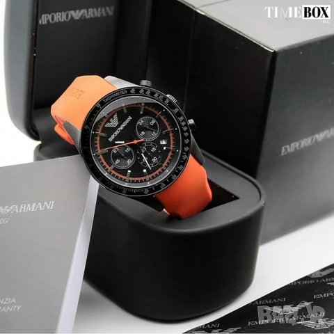 Emporio Armani AR5987 Tazio Chronograph. Нов мъжки часовник, снимка 4 - Мъжки - 38790350