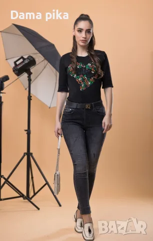 Актуални дамски дънки Lucy fashion , снимка 3 - Дънки - 55891949