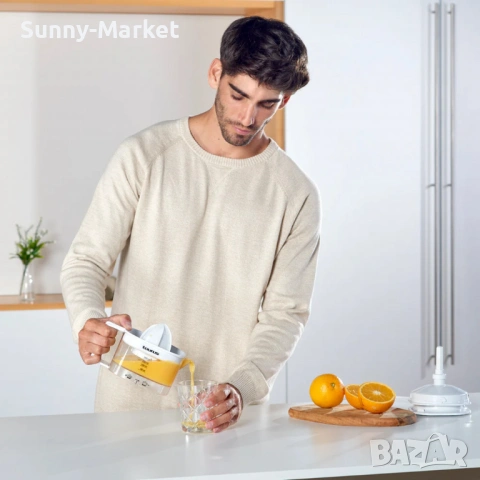 Компактна сокоизтисквачка Taurus TC-350, 25W, с двупосочно въртене и кана, снимка 5 - Сокоизстисквачки и цитрус преси - 53515744