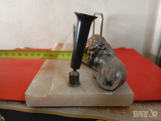 Винтидж мастилница,пенал, снимка 3 - Антикварни и старинни предмети - 53768446