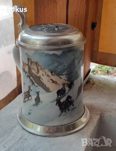 Колекционерска немска халба за бира Kaiser лимитирана серия, снимка 2 - Антикварни и старинни предмети - 53422269