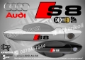 AUDI S8 стикери дръжки SKD-AU-S8, снимка 1