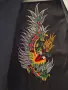 Красиво китайско оригинално двулицево кимоно в черно и бяло ,коприна, снимка 6