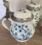 Комплект от 3 броя Royal Tettau Alt-Tettau Anno 1800 – винтидж порцеланови бирени халби.1960-1970г., снимка 2