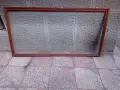 Стара голяма дървена рамка 134/69см, снимка 1