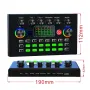 F009 Audio Mixer Звукова карта на живо с DJ миксерни ефекти и студийно оборудване Voice Changer, снимка 3