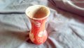 Стара керамична ръчно рисувана ваза, снимка 10