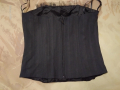 Черен корсет с тюл, снимка 1