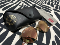 Чисто нови оригинални очила Ray ban double bridge rose gold, снимка 3