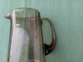 Българска стъклена кана цветно стъкло, снимка 3