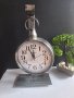 настолен метален часовник на батерия, снимка 5