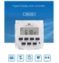 Sinotimer TM618N-2 LCD 1.6-инчов 220V AC цифров 7-дневен програмируем Превключвател с вградено реле , снимка 5