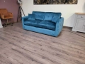 Син диван от плат с функция сън голяма двойка, снимка 5