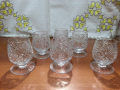 Кристални чаши , снимка 1 - Антикварни и старинни предмети - 44797420