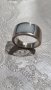 Модернистичен сребърен пръстен 925, снимка 2