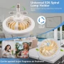 Вентилатор за таван с дистанционно и лед лампа, снимка 4
