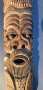 Стара уникална дървена маска от Камбоджа, снимка 2