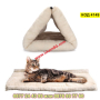 Меко и топло легло за котка - 2в1 самозатопляща се постелка и къща за котка - КОД 4149, снимка 4