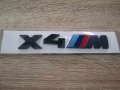 БМВ X4M BMW X4 M черна емблема лого, снимка 1