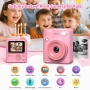 Нов фотопринтер Детска камера с моментен печат 1080P + 32GB + 5 ролки хартия, снимка 2