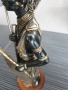 CIARTE Blackmoor статуетка посребрен резин 39см/италианска фигура на негър-войн/злато-сребро 925, снимка 8