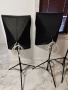 ТУНИНГ LED СТУДИЕН КОМПЛЕКТ ОСВЕТЛЕНИЕ – 2 бр. софтбокса (50x70 см) – 135W / 6500K / 10800 lm, снимка 3