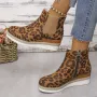 Боти с леопардов принт, модни боти, леопардови боти, снимка 7