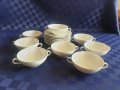 Порцеланови немски чаши-купи с две дръжки и подложни чинии - 8 комплекта- Бавария, снимка 6