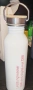 Нова бутилка от неръждаема стомана с бамбукова капачка , снимка 3