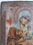 19 Век! Руска Икона на Света Богородица Страстна, снимка 3
