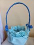 Украсена кошница с рози от хартия ,цена 12лв, снимка 1 - Декорация за дома - 42354359
