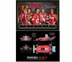 Ферари Ferrari плакат легенди Шумахер Лауда 2бр, снимка 1