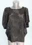 Три броя / Дизайнерска туника от ацетатна коприна и лен, за повод , снимка 13