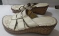 Дамски чехли от естествена кожа номер 37 , снимка 1 - Чехли - 42390140
