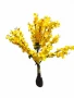 Декоративно изкуствено цвете с жълти цветове, 100см, снимка 2
